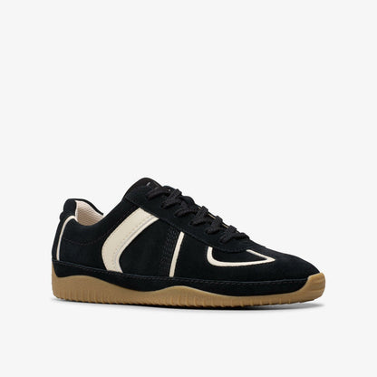 Meridor Lo Black Combination Suede