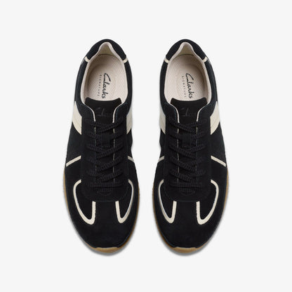 Meridor Lo Black Combination Suede