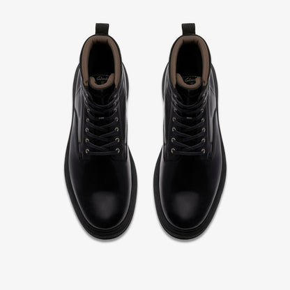 Badbury Hi Waterproof Black Warmlined Leather