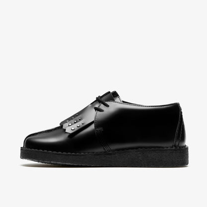 Desert Trek Black Hi Shine Leather