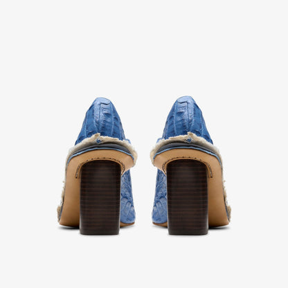 Martine Rose Heel Womens Blue Leather
