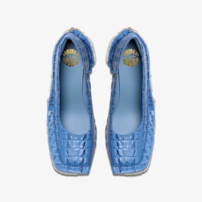 Martine Rose Heel Womens Blue Leather