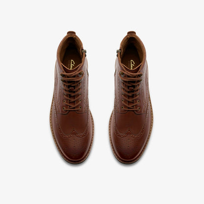 Newford Lace Boot Mid Tan Leather