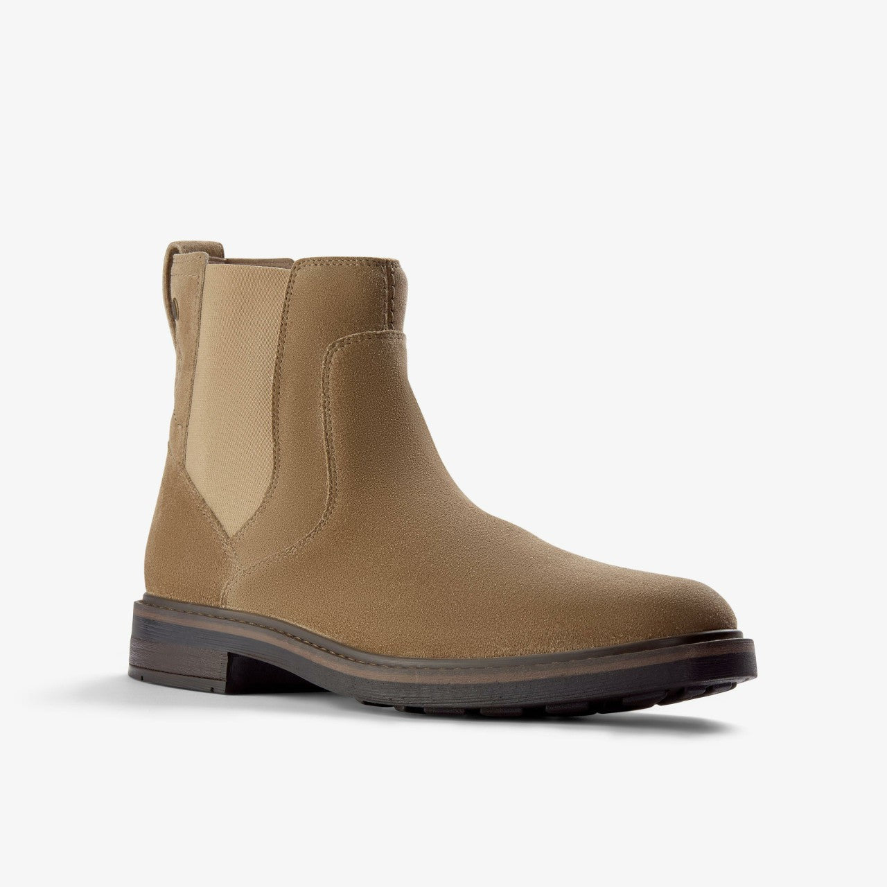 Newford Easy Dark Sand Suede