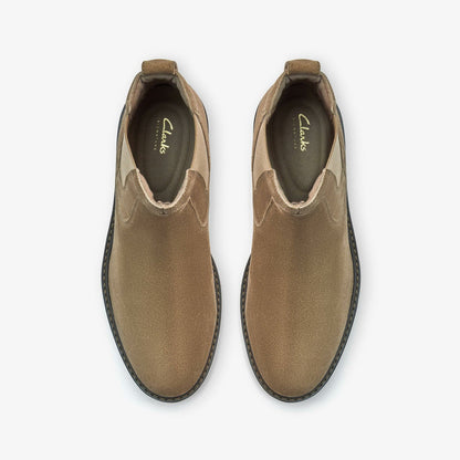 Newford Easy Dark Sand Suede