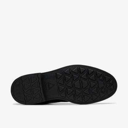Newford Mid Black Leather