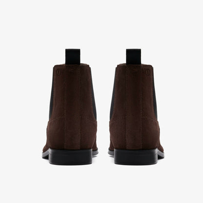 Paulton Easy Dark Brown Suede