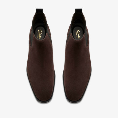 Paulton Easy Dark Brown Suede
