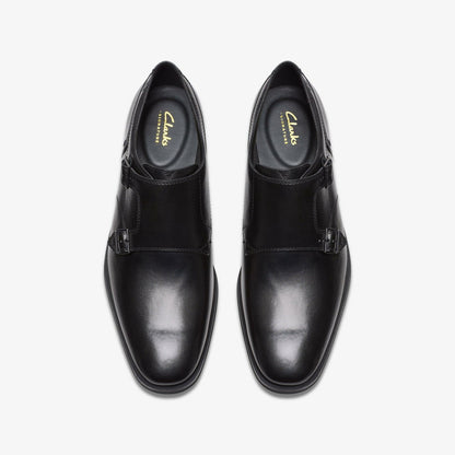 Paulton Monk Black Leather