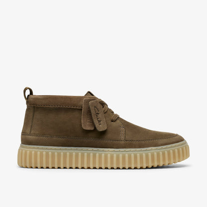 Torhill Lace Hi Khaki Nubuck