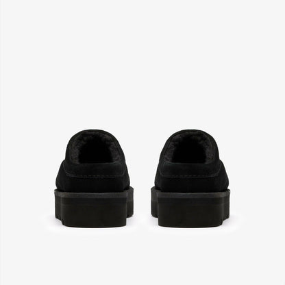 Meare Mule Black Suede Warmlined