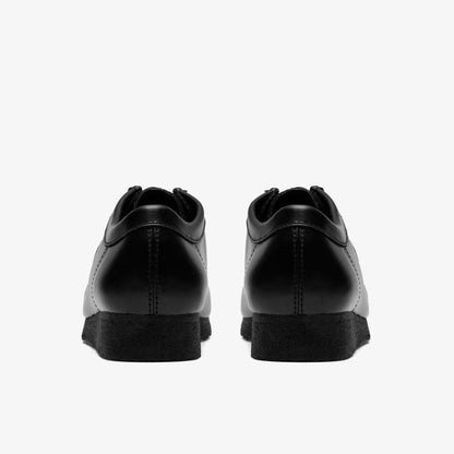 Wallabee Black Hi Shine Leather