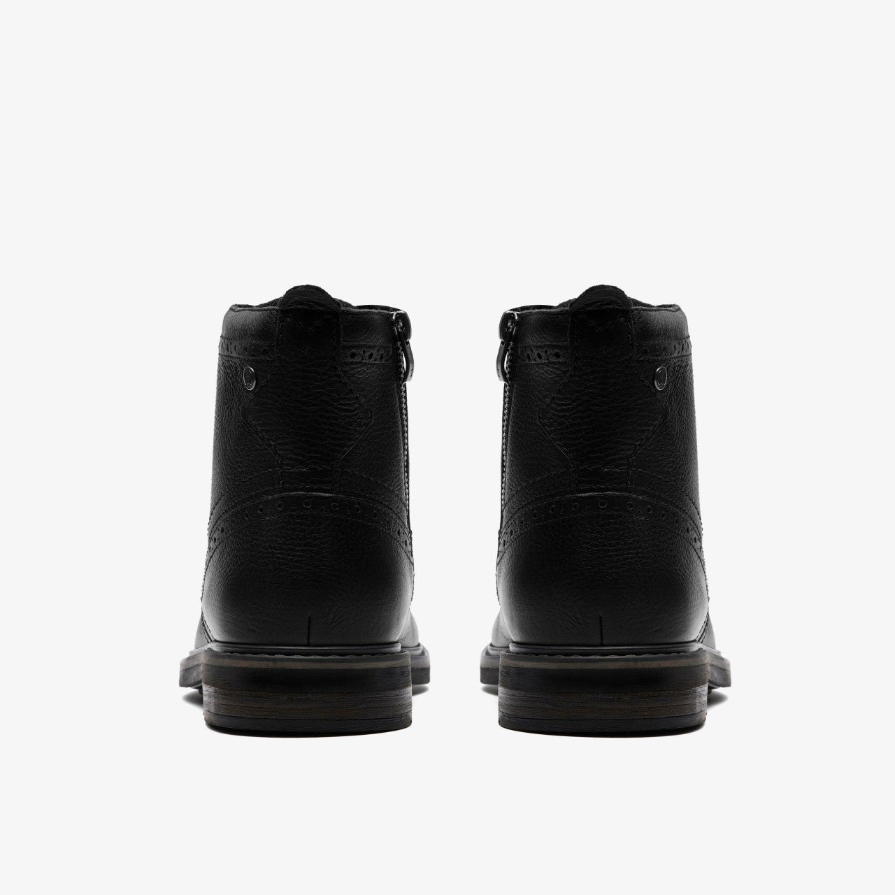 Newford Lace Boot Black Leather