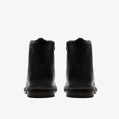Newford Lace Boot Black Leather