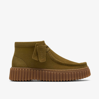 Torhill Moss Olive Suede