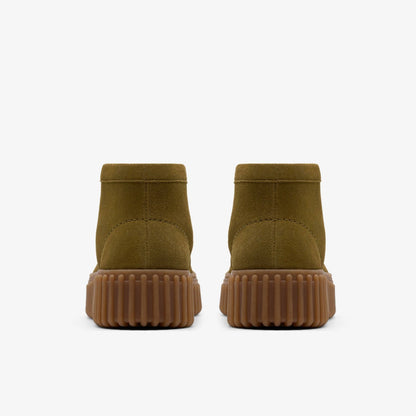 Torhill Moss Olive Suede