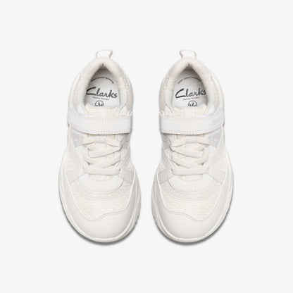 Feather Pace Kid White