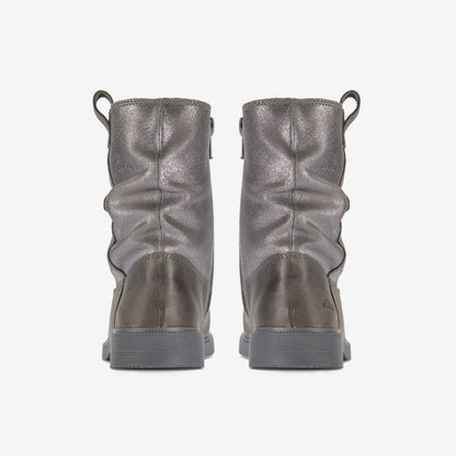 Oaklyn Top Kid Pewter Suede
