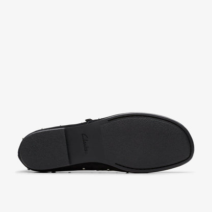 Livia Stud Black Suede