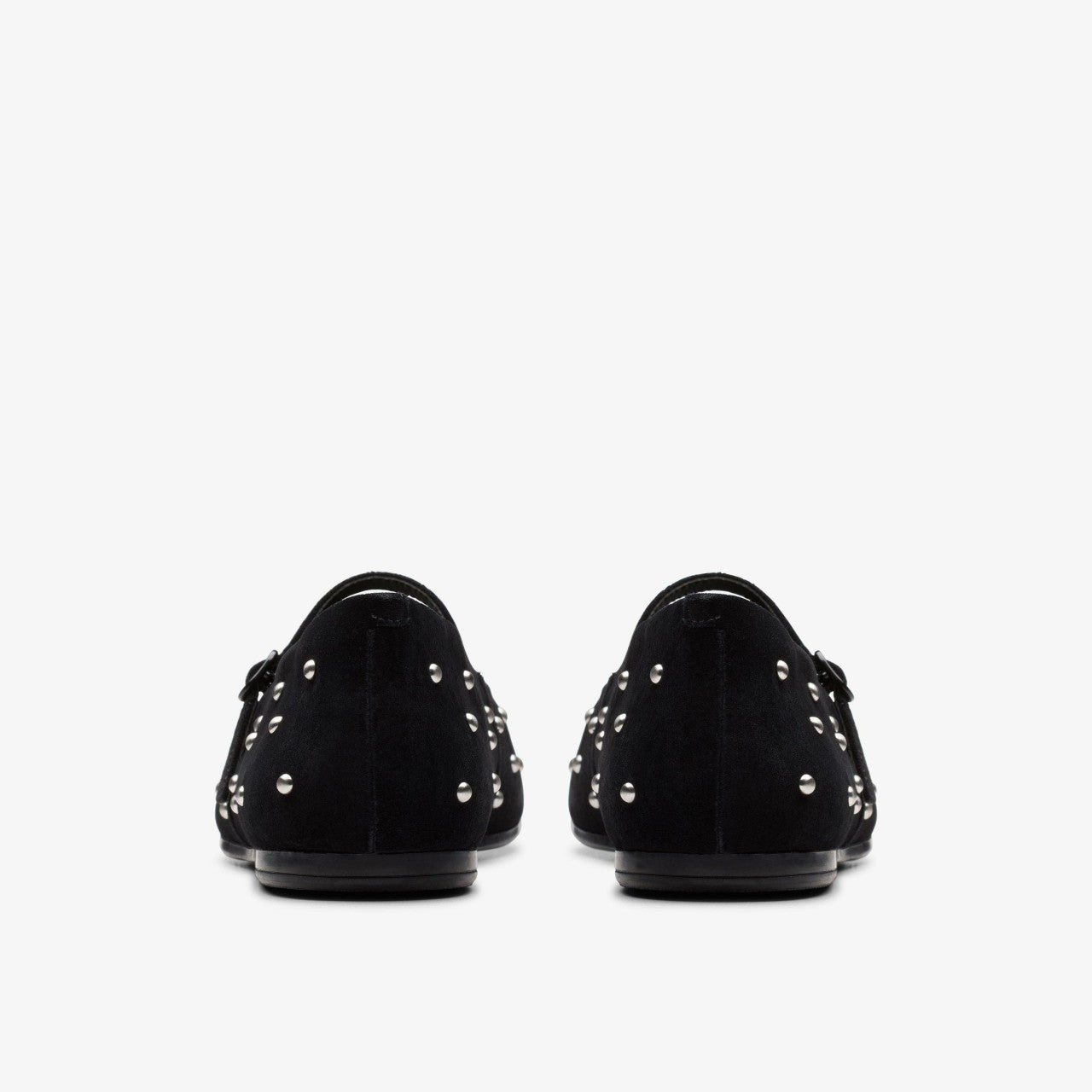 Livia Stud Black Suede