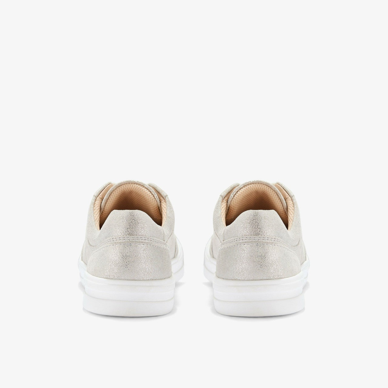 Makea Court Metallic Leather