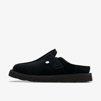 Solsbury Mule Black Suede