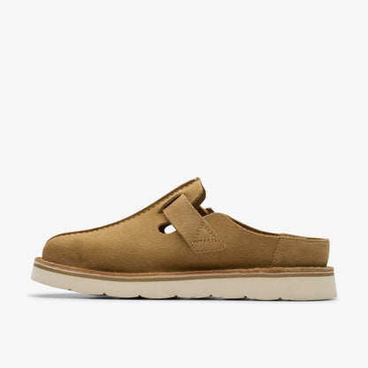 Solsbury Mule Dark Sand Suede