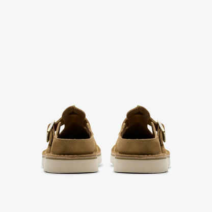 Solsbury Mule Dark Sand Suede