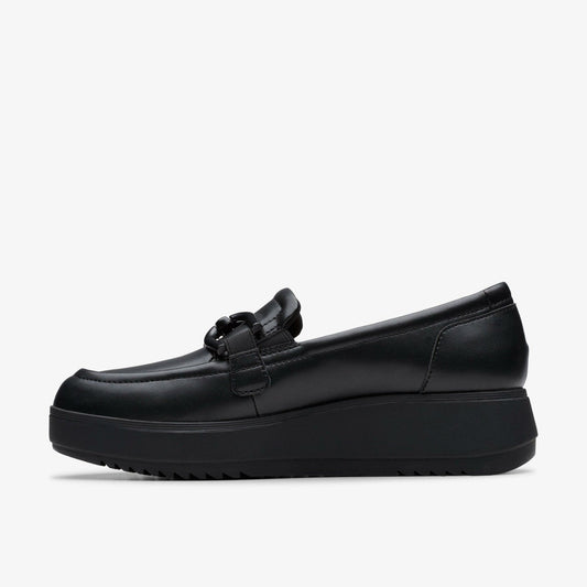 Zylah Top Black Leather