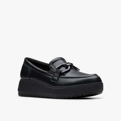Zylah Top Black Leather