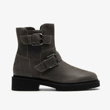 Dark Grey Leather