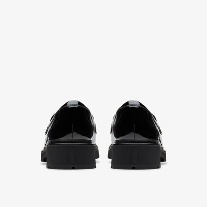 Lauryl Tassel Black Patent
