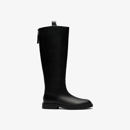Previa Hi Black Leather