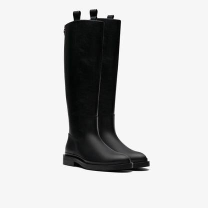 Previa Hi Black Leather