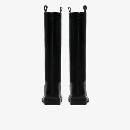 Previa Hi Black Leather
