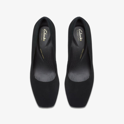 Fernie Court Black Suede