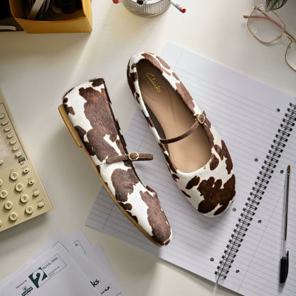 Livia Sky Cow Print