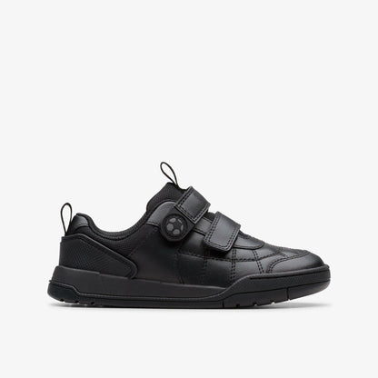 Laser Cross Kid Black Leather