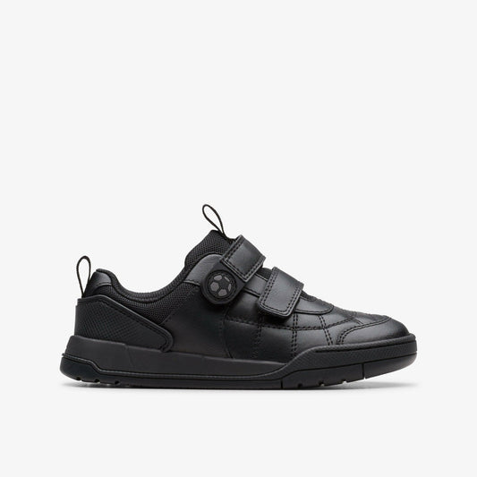 Laser Cross Kid Black Leather