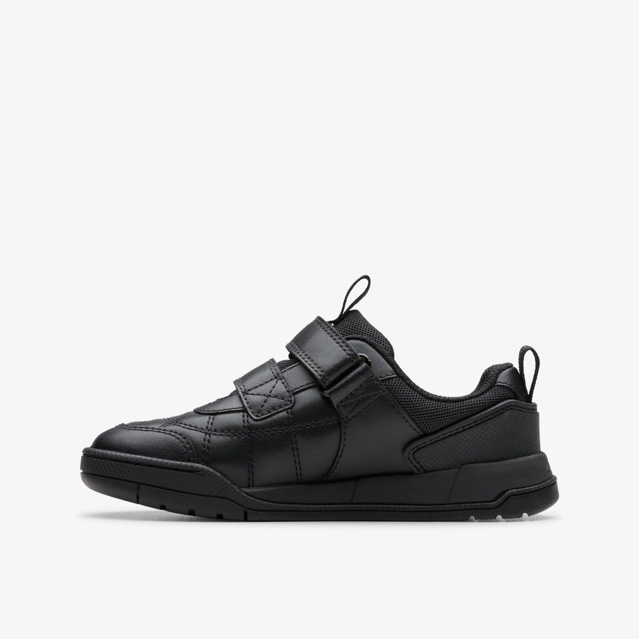 Laser Cross Kid Black Leather