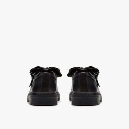 Lorcam Jane Youth Black Leather