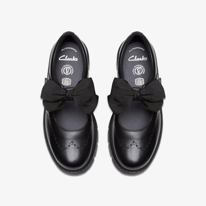 Lorcam Jane Youth Black Leather