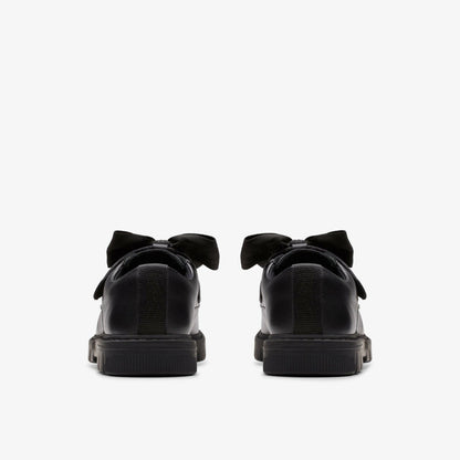 Lorcam Bow Kid Black Leather