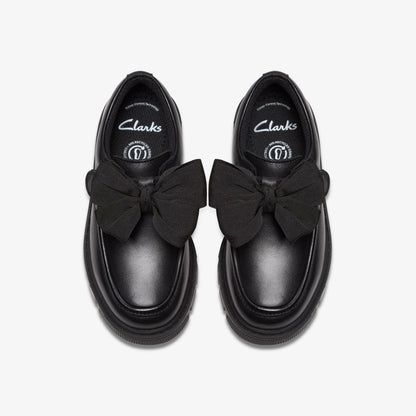 Lorcam Bow Kid Black Leather