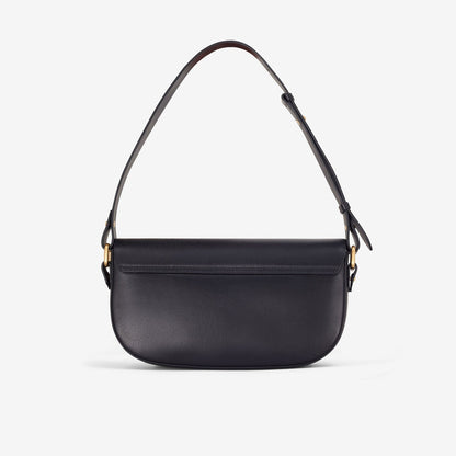 Baguette Dress Black Leather