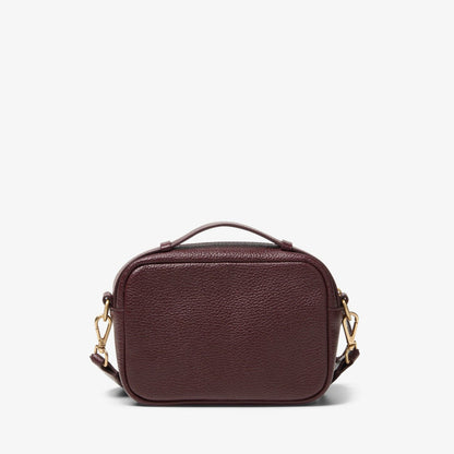 Camera Cross Burgundy Leather