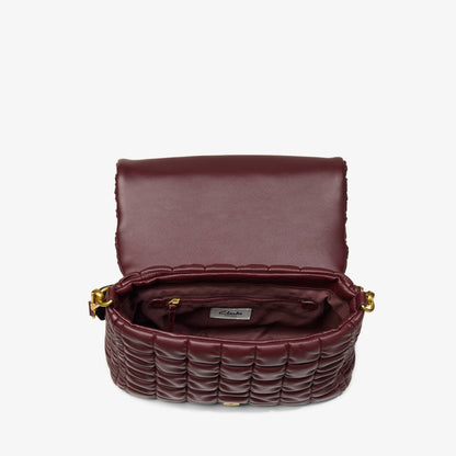 Quilted Cross Burgundy