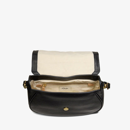 Utility Saddle Black Leather