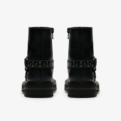 Prague Shine Kid Black Leather