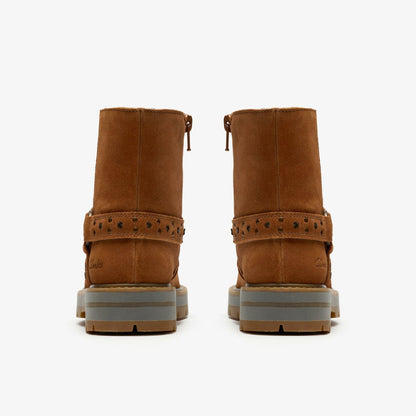 Prague Shine Kid Tan Suede